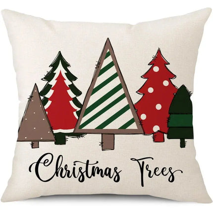 MyGiftHome Christmas Sofa Cushion Cover Pillowcase