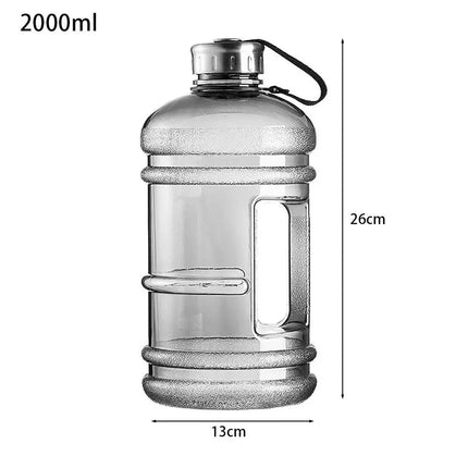 MyGiftHome 2L Large Capacity Sports Water Bottle-White
