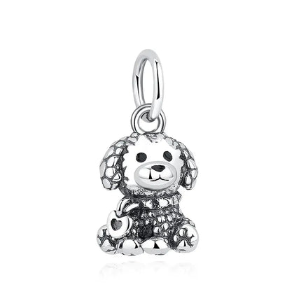 MyGiftHome S925 Silver Pet Charms for DIY Jewelry