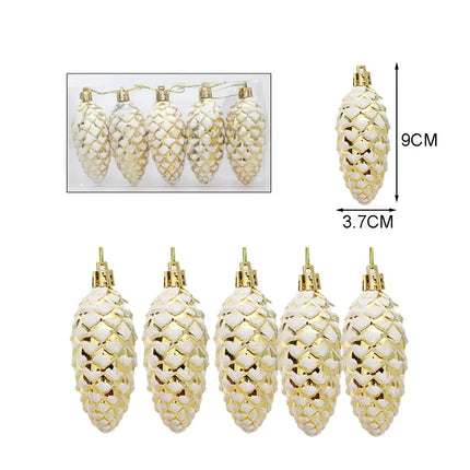 MyGiftHome Christmas Tree Ornament-Pinecone Gold