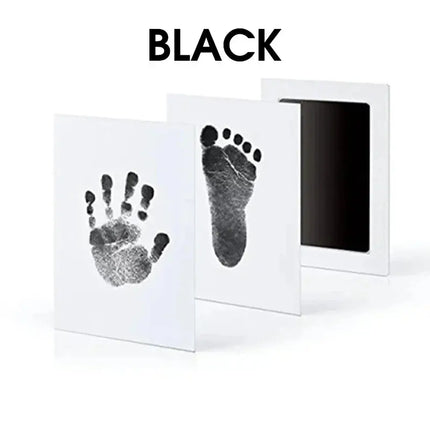 MyGiftHome Baby Hand and Footprint Clean Touch Inkless Pad-Black
