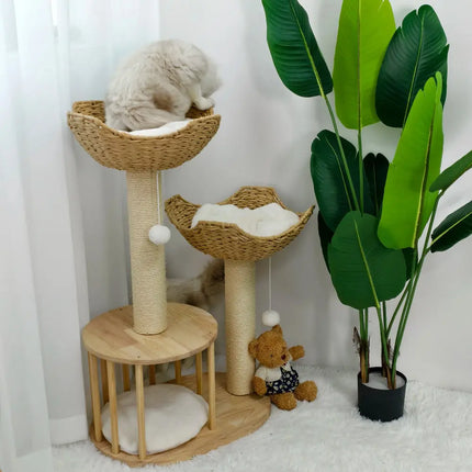 MyGiftHome Multi-Level Cat Tower with Scratching Posts