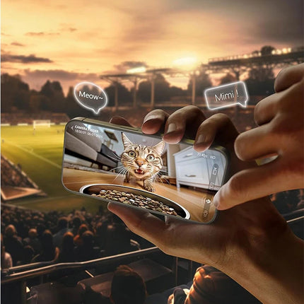 MyGiftHome Automatic Cat Feeder with 1080P Camera