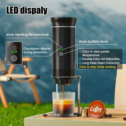 MyGiftHome 3-in-1 Portable Espresso Coffee Machine