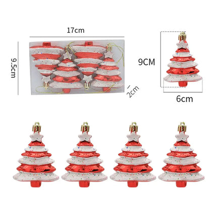 MyGiftHome Christmas Tree Ornament-Christmas Tree Red