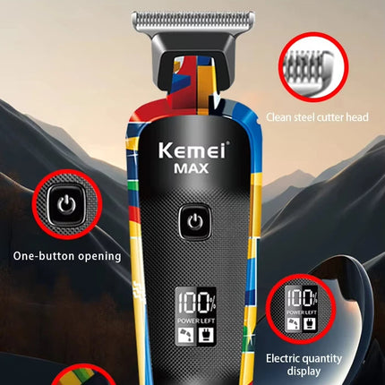 MyGiftHome Graffiti Hair Clipper Trimmer Shaver Set