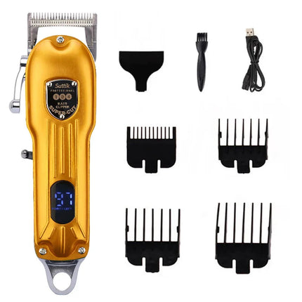 Professional Dog Hair Clipper All Metal Rechargeable Pet Trimmer Cat Shaver Cutting Machine Puppy Grooming Haircut Low Noice 