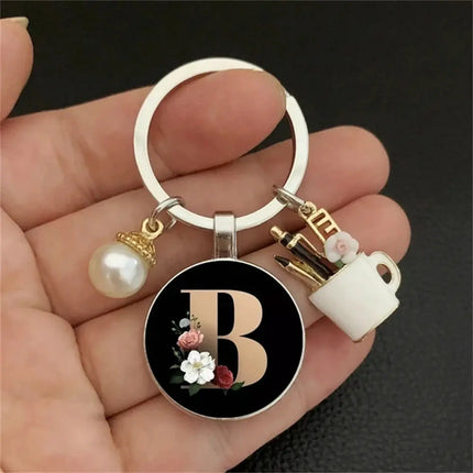 MyGiftHome 26 Letter Keychains Cup Pendants Bag Ornaments-B