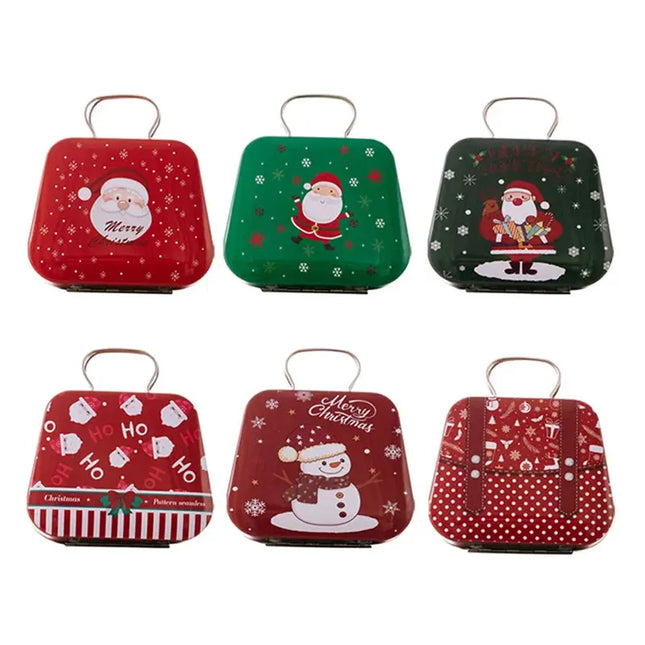 MyGiftHome Christmas Handbag Candy Tin Box