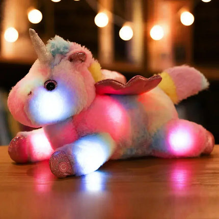 MyGiftHome Light-Up Unicorn Plush Stuffed Animal Toys