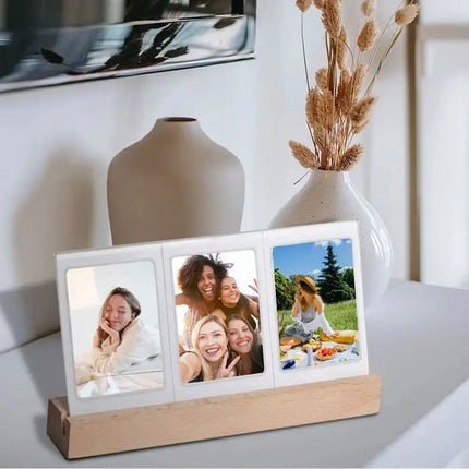 MyGiftHome Acrylic 3-in-1 Photo Frame with LED Light
