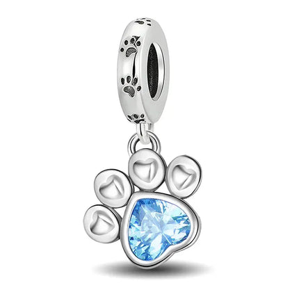 MyGiftHome 925 Sterling Silver Love Heart Charms-Style 18