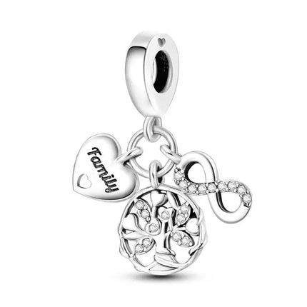 MyGiftHome S925 Silver Bead Charm for DIY Jewelry-Style 4