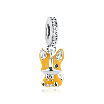 MyGiftHome S925 Silver Pet Charms for DIY Jewelry