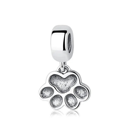 MyGiftHome S925 Silver Pet Charms for DIY Jewelry