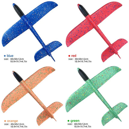 MyGiftHome Throwing Foam Airplane Toy 2 Flight Mode Glider MyGiftHome