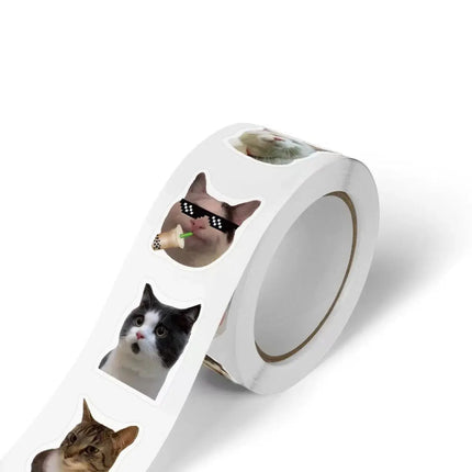 MyGiftHome Cat Graffiti Stickers 500PCS Per Roll
