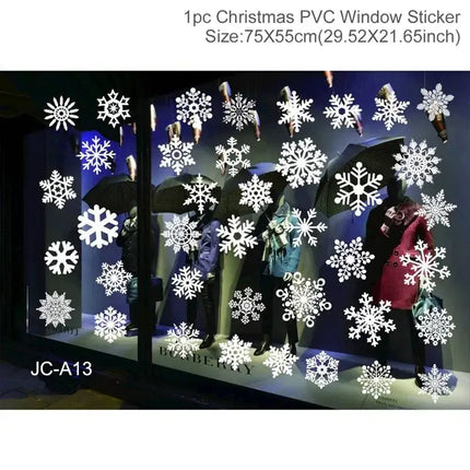MyGiftHome Christmas Window Clings Stickers Wall Decals