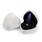 Heart Ring Box (White)