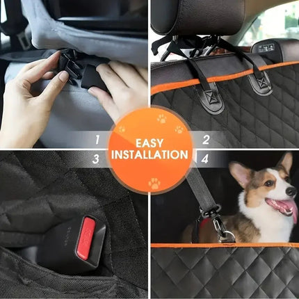 MyGiftHome Dog Car Seat Cover for Back Seat