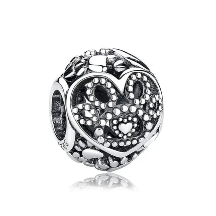 MyGiftHome S925 Silver Pet Charms for DIY Jewelry