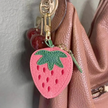 MyGiftHome Fruit Mini Coin Purse Keychain Pendant