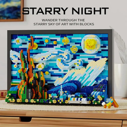 MyGiftHome 1731PCS Starry Night Building Blocks