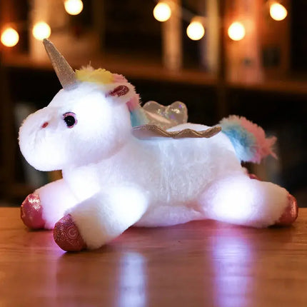 MyGiftHome Light-Up Unicorn Plush Stuffed Animal Toys