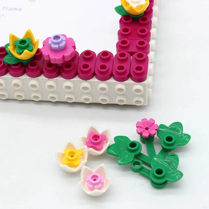 MyGiftHome DIY Floral Building Block Photo Frame