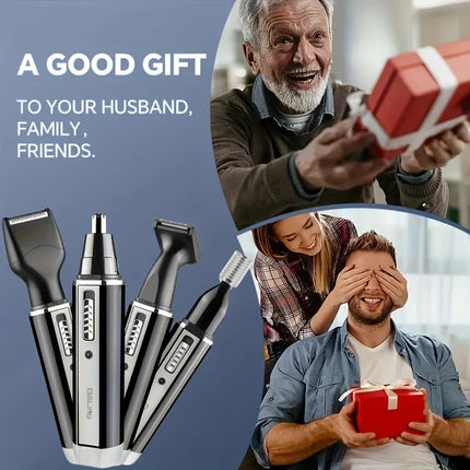 MyGiftHome 4-in-1 Facial Hair Trimmer for Men