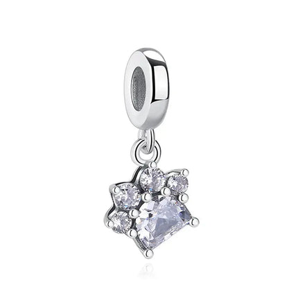 MyGiftHome S925 Silver Pet Charms for DIY Jewelry