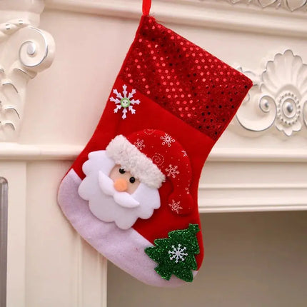MyGiftHome Cartoon Christmas Socks Xmas Hanging Stockings-Style 24