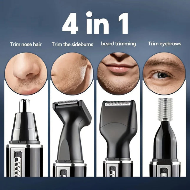 MyGiftHome 4-in-1 Facial Hair Trimmer for Men