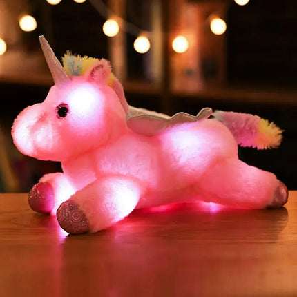 MyGiftHome Light-Up Unicorn Plush Stuffed Animal Toys