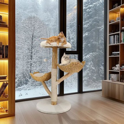 MyGiftHome Multi-Level Cat Tower with Scratching Posts