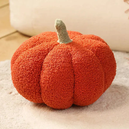 MyGiftHome Halloween Pumpkin Plush Toy Decorative Throw Pillow (20cm)-Red (Textured)
