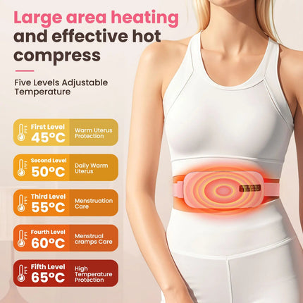 MyGiftHome Portable Heating Pad for Period Cramps Relief