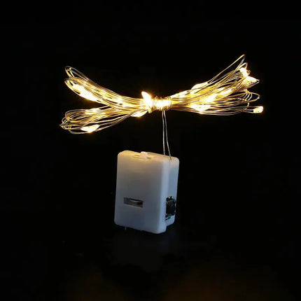 MyGiftHome LED String Lights Battery Operated Christmas Fairy Garland-Warm