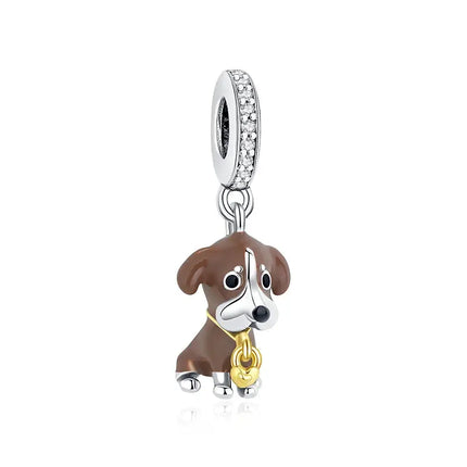 MyGiftHome S925 Silver Pet Charms for DIY Jewelry