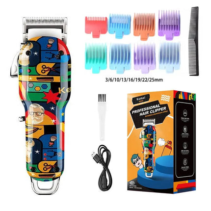 MyGiftHome Graffiti Hair Clipper Trimmer Shaver Set-Clipper