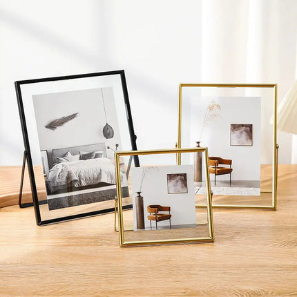 MyGiftHome 4/6Inch Metal Floating Photo Frame