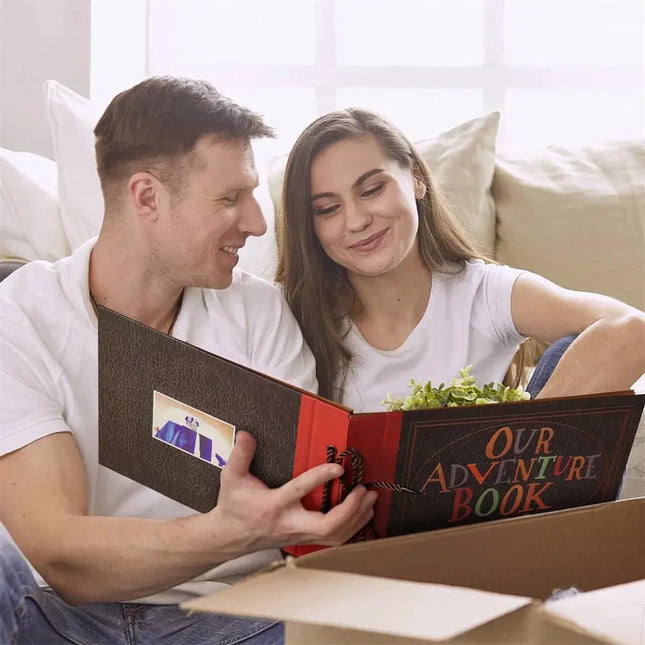 Our Adventure Book Scrapbook Photo Album 40 Pages