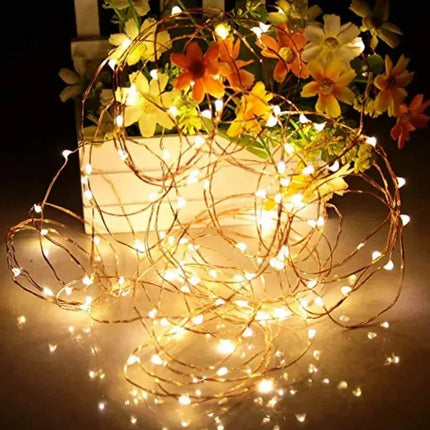 MyGiftHome LED String Lights Battery Operated Christmas Fairy Garland