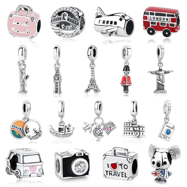 MyGiftHome S925 Silver Charms for Bracelet Necklace DIY Jewelry
