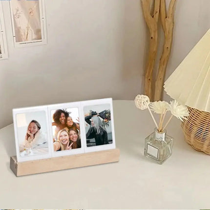 MyGiftHome Acrylic 3-in-1 Photo Frame with LED Light