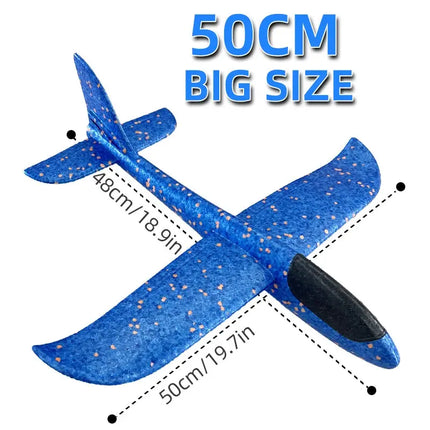MyGiftHome Throwing Foam Airplane Toy 2 Flight Mode Glider MyGiftHome