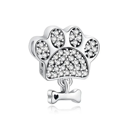 MyGiftHome S925 Silver Pet Charms for DIY Jewelry
