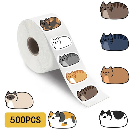 MyGiftHome 500PCS Kawaii Cartoon Cat Decals MyGiftHome