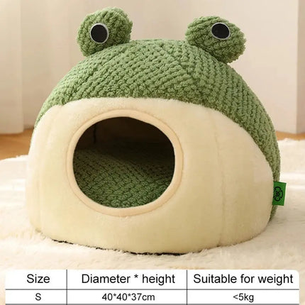 MyGiftHome Frog Shape Pet Nest Suitable for All Seasons MyGiftHome