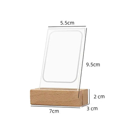 MyGiftHome Acrylic 3-in-1 Photo Frame with LED Light